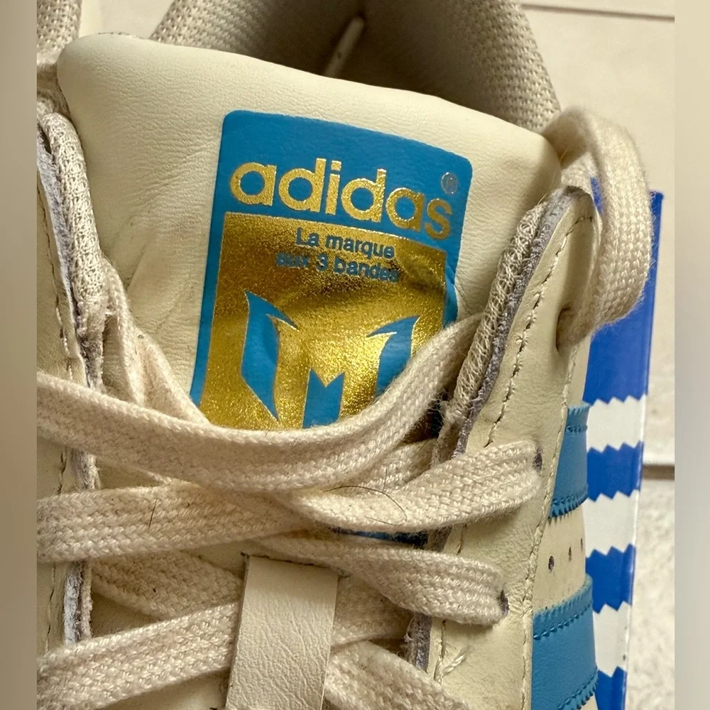 ADIDAS Superstar Messi Argentina colors sz US  M7/W8